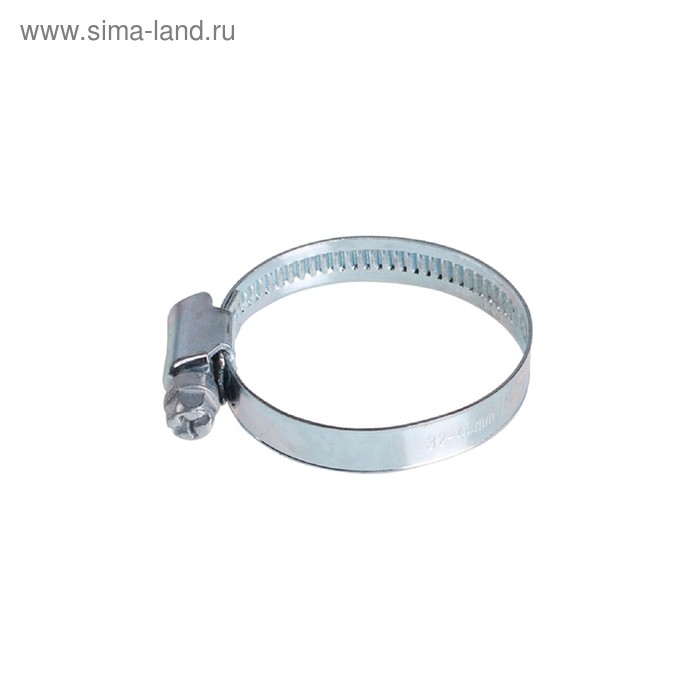 Хомут червячный DIN 3017, цинк W1, 35-51 мм, 50 шт.