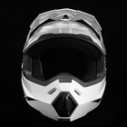 Шлем HIZER J6801, размер XL, белый - Фото 7