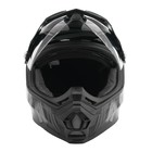 Шлем HIZER B6196-1, размер L, черный/белый - Фото 8