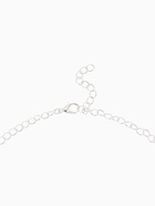 Набор 2 предмета: серьги, колье «Листопад» ромб, цвет белый в серебре, 45 см - Фото 5