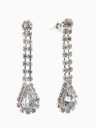 Набор 2 предмета: серьги, колье «Листопад», капли, белый в серебре, 45 см - Фото 4