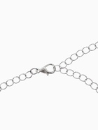 Набор 2 предмета: серьги, колье «Листопад», капли, белый в серебре, 45 см - Фото 6