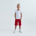 Шорты для мальчика MINAKU: #liberty цвет красный, рост 134 - Фото 1