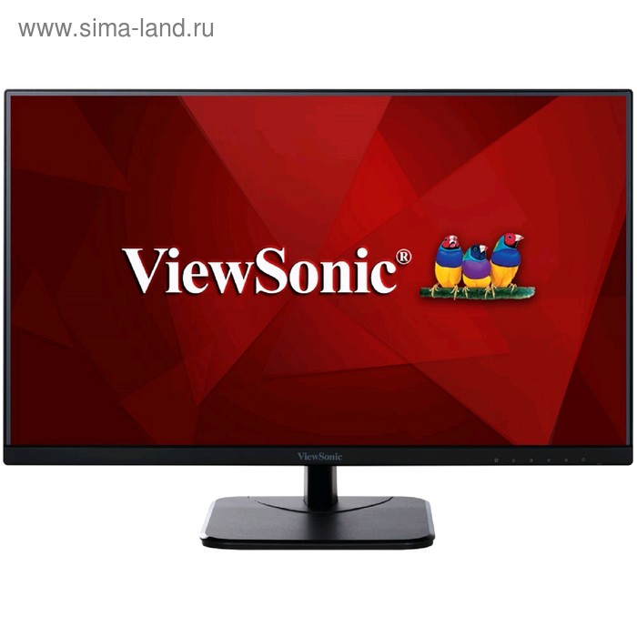 Монитор ViewSonic VA2456-MHD 23.8", IPS, 1920x1080, 60Гц, 5мс, VGA, HDMI, DPort, чёрный - Фото 1