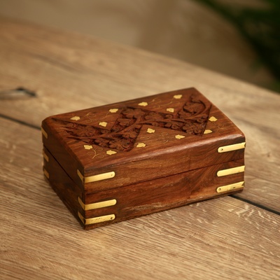 УЦЕНКА Шкатулка «Волна», 15×10×6 см, дерево