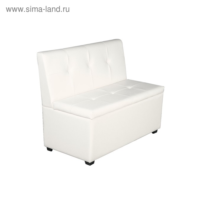 Кухонный диван "Уют-1", 1000x550x830, белый - Фото 1
