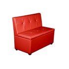 Кухонный диван "Уют-1", 1000x550x830, красный - Фото 1