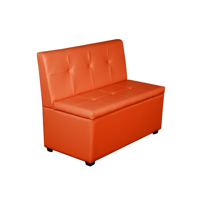 Кухонный диван &quot;Уют-1&quot;, 1000x550x830, оранжевый