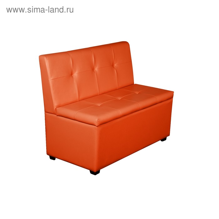 Кухонный диван "Уют-1", 1000x550x830, оранжевый - Фото 1