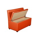 Кухонный диван "Уют-1", 1000x550x830, оранжевый - Фото 2