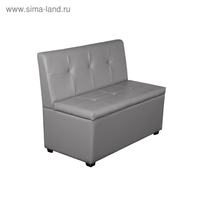 Кухонный диван "Уют-1,2", 1200x550x830, серый - Фото 1
