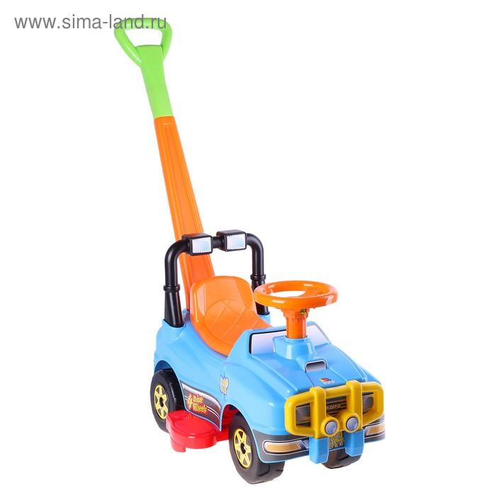 Толокар «Джип», с ручкой - Фото 1