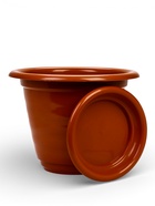 Горшок для цветов с поддоном «Виола», 16 л, пластиковый, коричневый - Фото 3