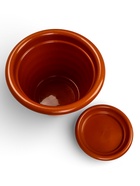 Горшок для цветов с поддоном «Виола», 16 л, пластиковый, коричневый - Фото 4