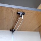 Шкаф 2- х створчатый Ольга-Лофт-3.1 дуб крафт золотой/темно серый/черный - Фото 6