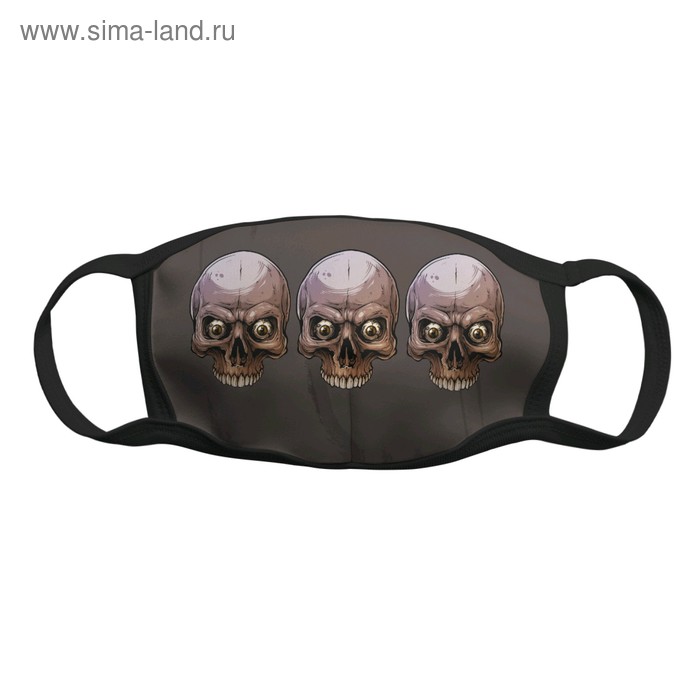 Многоразовая тканевая защитная маска, размер M - Фото 1