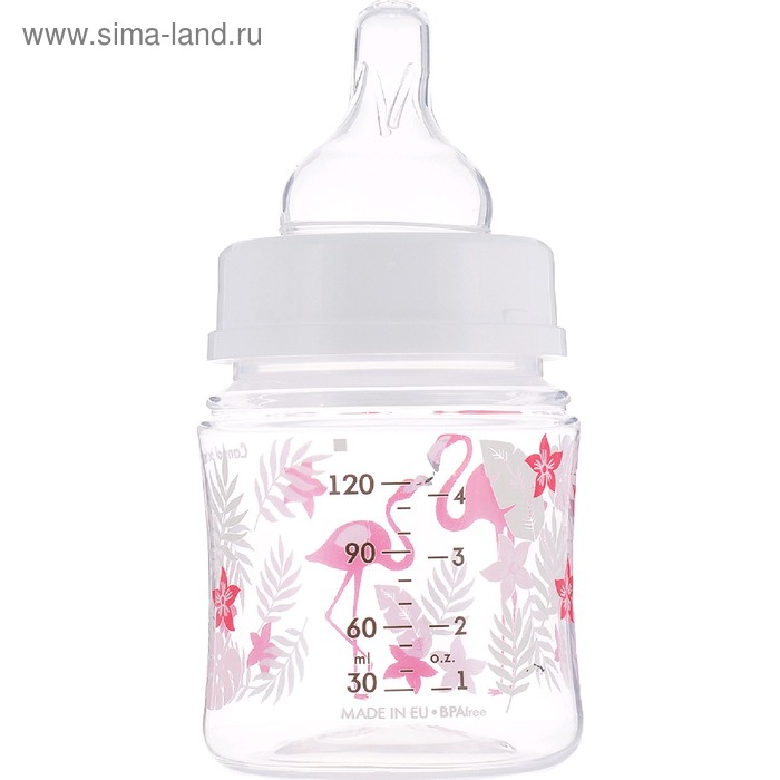 Бутылочка для кормления Canpol babies EasyStart, от 0 месяцев, цвет коралл, 120 мл - Фото 1