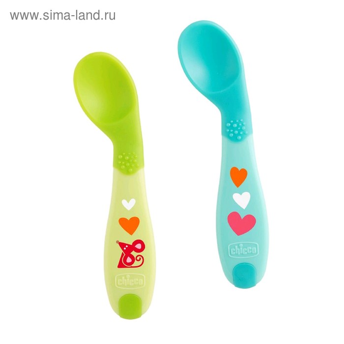 Ложка детская Chicco Babys First Spoon, от 8 месяцев, цвет МИКС - Фото 1