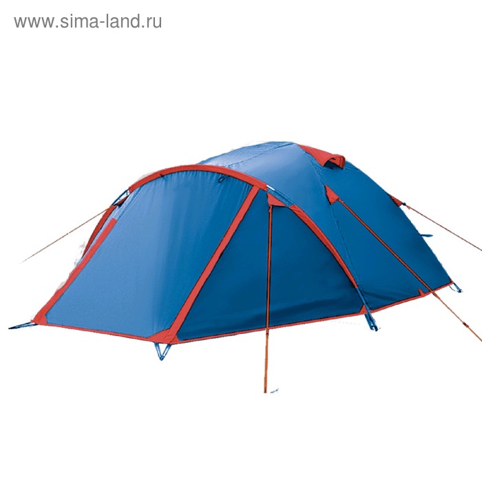 Палатка Arten Vega, двухслойная, 4-местная, цвет синий - Фото 1