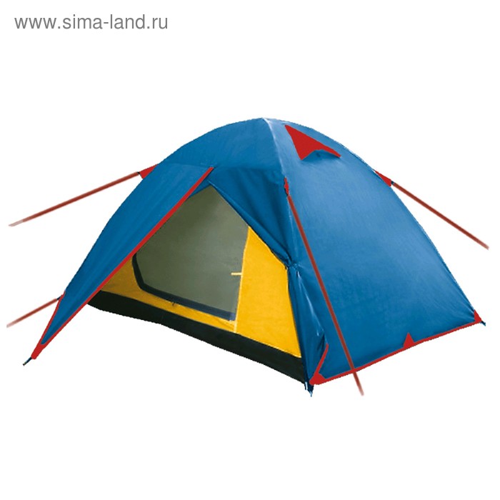 Палатка Arten Walk, двухслойная, 2-местная, цвет синий - Фото 1