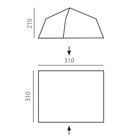 Палатка-шатер BTrace Comfort, однослойная, два входа, цвет зелёный - Фото 5