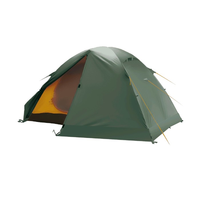 Палатка BTrace Solid 2+, двухслойная, 2-местная, цвет зелёный