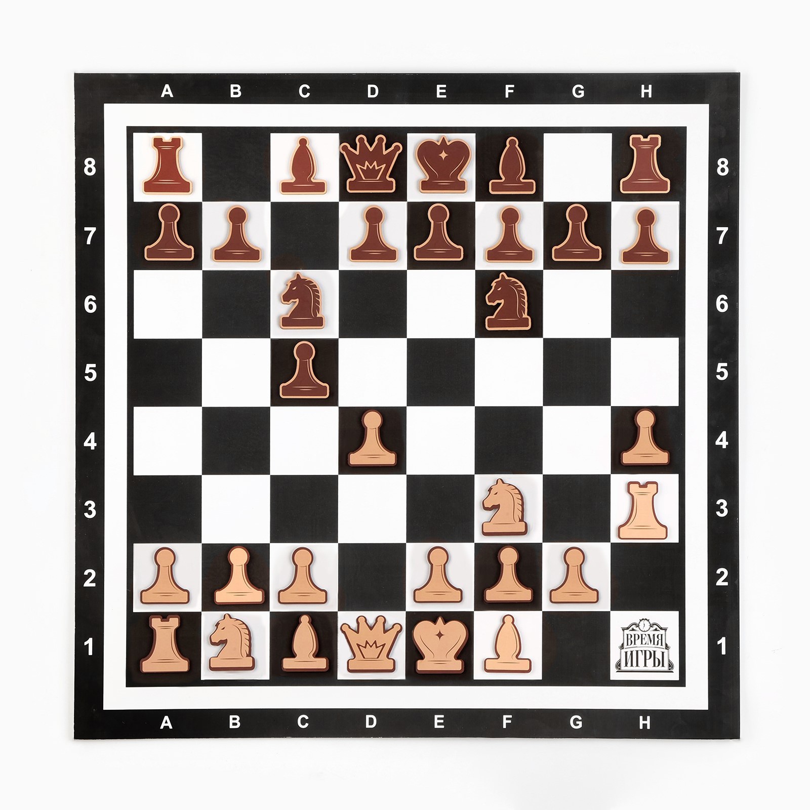 Фон шахматной доски. Пустая шахматная доска. Доска для игры в шахматы. Векторная иллюстрация.
