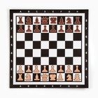 Демонстрационные шахматы 60 х 60 см "Время игры" на магнитной доске, 32 шт, чёрные - фото 7142480