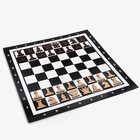 Демонстрационные шахматы 60 х 60 см "Время игры" на магнитной доске, 32 шт, чёрные - фото 3701779