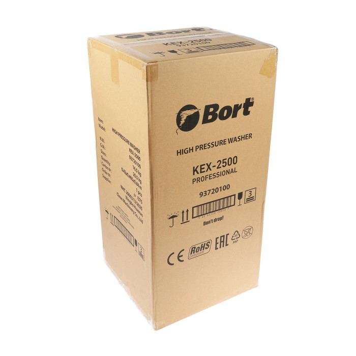 Мойка высокого давления Bort KEX-2500, 2400 Вт, 180 бар, 480 л/час - фото 1908561727