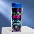 Термостакан со вставкой «Неоновая машина», 350 мл - Фото 1