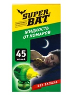 Дополнительный флакон-жидкость от комаров "SuperBAT ", без запаха, 45 ночей, 30 мл - Фото 6
