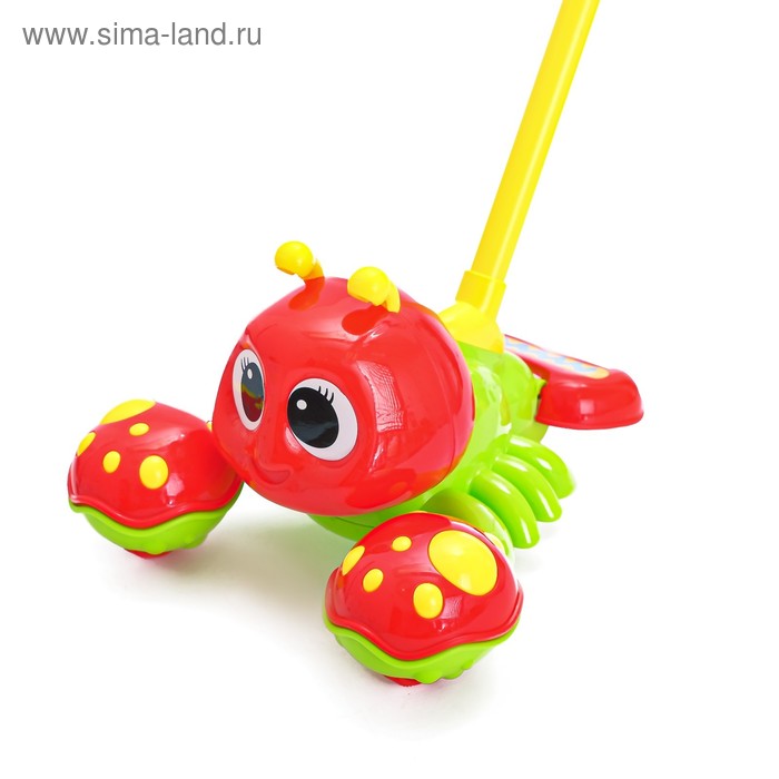 Каталка на палочке "Рачок" МИКС - Фото 1