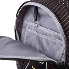 Рюкзак школьный с эргономичной спинкой Kite 855, 40 х 30 х 17.5, для девочки, чёрный - Фото 11