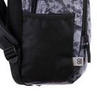 Рюкзак молодежный GoPack 131, 43 х 29 х 13, Skeleton, чёрный/серый - Фото 4
