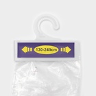 Карниз для ванной Доляна, телескопический, 130-240 см, стальной - Фото 9