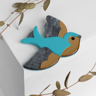 Брошь «Птица», цветная - Фото 1