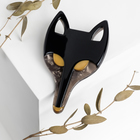 Брошь «Волк», цвет коричневый - Фото 1