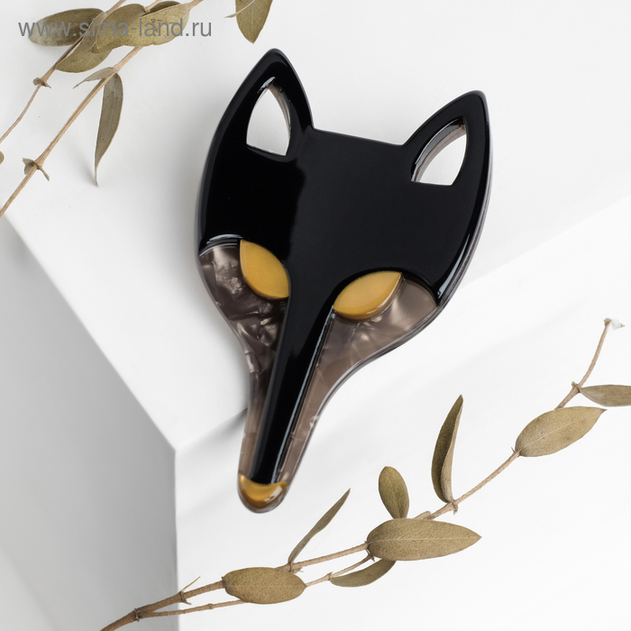 Брошь «Волк», цвет коричневый - Фото 1