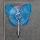 Крючок на вакуумной присоске «Бабочка», цвет МИКС - Фото 3