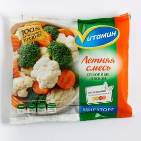 Летняя смесь (овощи) с/м 400г*20 (8кг) Vитамин Россия