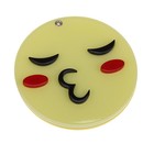 Зеркало складное, круглое, одностороннее, без увеличения, d=8см, разноцветное - Фото 1