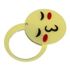 Зеркало складное, круглое, одностороннее, без увеличения, d=8см, разноцветное - Фото 2