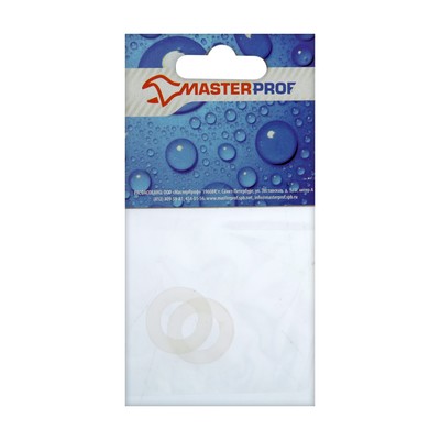 Набор силиконовых прокладок для счетчиков воды Masterprof ИС.131355, Ду 15 (3/4"), по 2 шт.