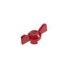 Ручка-бабочка для шарового крана Masterprof ИС.131176, усиленная, 1/2"-3/4", красная - Фото 3