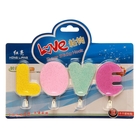 Крючок на липучке «Love», 4 шт, цвет МИКС - Фото 2