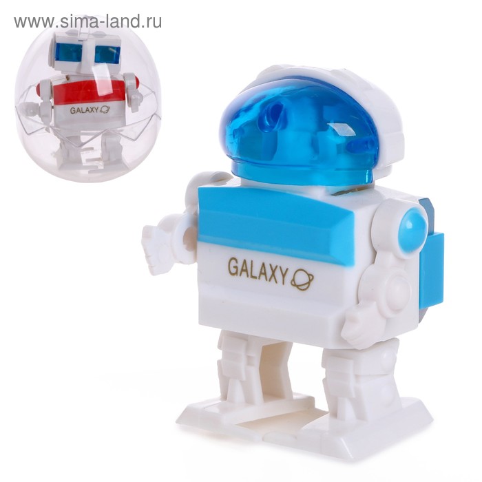 Игрушка заводная «Робот», в яйце, МИКС - Фото 1