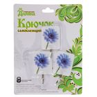 Крючки самоклеящиеся «Гербера», 3 шт, цвет белый - Фото 2