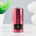 Свеча - цилиндр парафиновая, лакированная, красный металлик, 5,6×12 см - фото 21067801