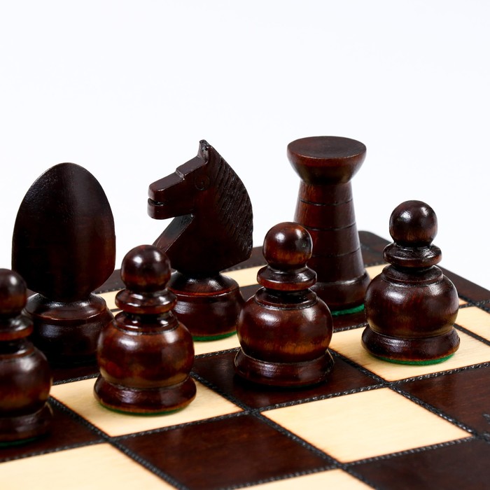 Шахматы польские Madon "Королевские", 44 х 44 см, король h=8 см, пешка h-4.5 см - фото 1907103533